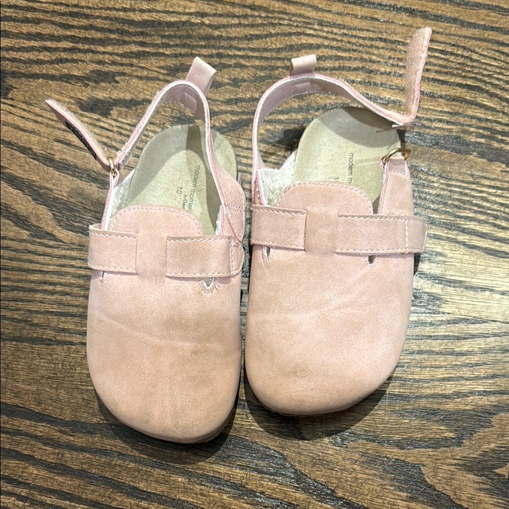 Gerber Pink Baby Walker Shoes Soft Suede